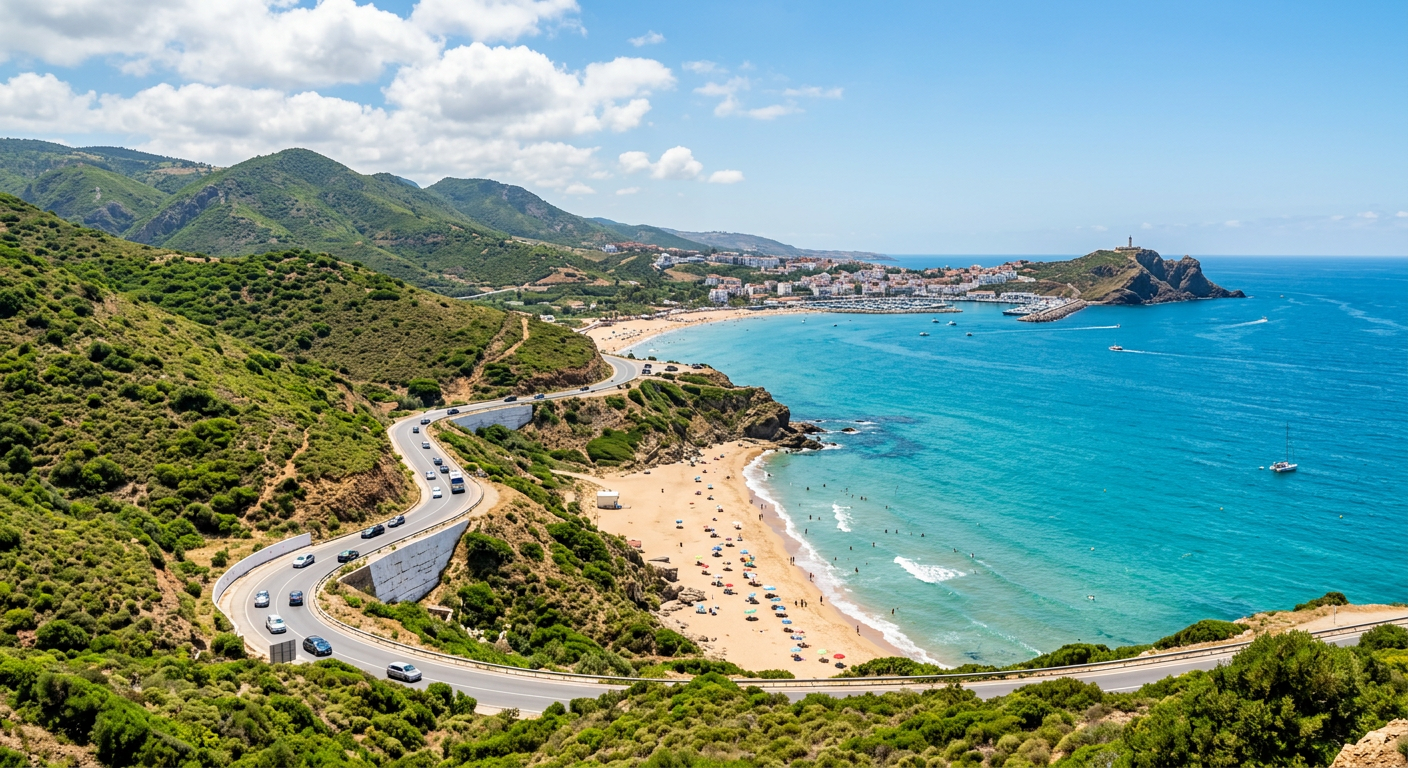 Mediterranean coastline near Cabo Negro